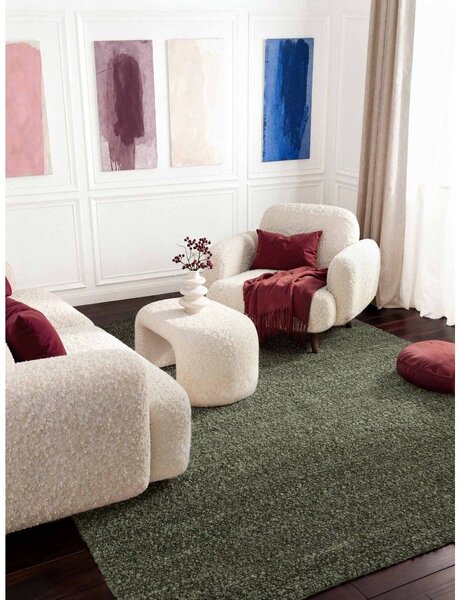 Zelený ručně tkaný koberec z materiálu bouclé 160x230 cm Notting Hill Portobello – Ted Baker