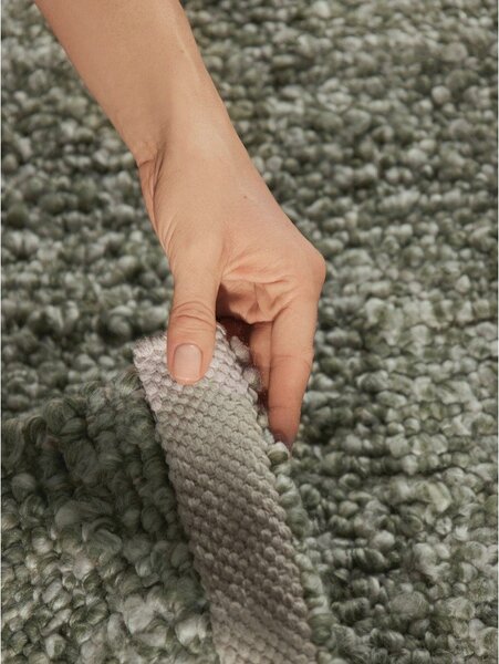 Zelený ručně tkaný běhoun z materiálu bouclé 80x200 cm Notting Hill Portobello – Ted Baker