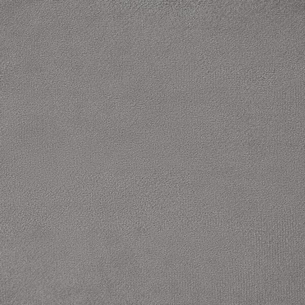 Postel s úložným prostorem Umělý samet VION 120 x 200 cm Šedá