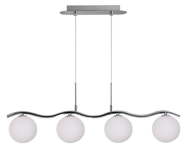 Candellux Ramon závěsné svítidlo 4x40 W bílá-chrom 34-01412