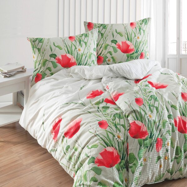 POVLEČENÍ, krep, světle zelená, 140/200 cm Florella - Povlečení