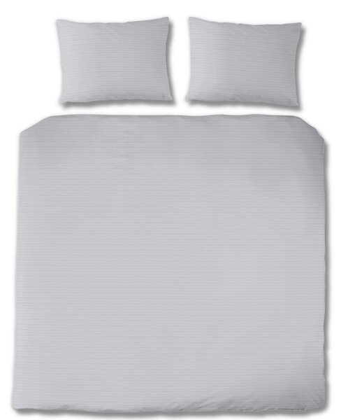 POVLEČENÍ, krep, světle šedá, 200/200 cm Florella - Povlečení
