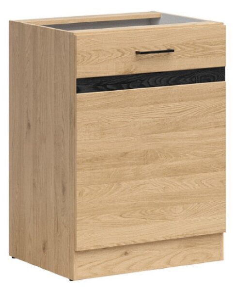 Kuchyňská skříňka Junona 60 cm, pravá, dub bernstein