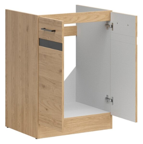 Kuchyňská skříňka Junona Ramka dřezová 60 cm, dub bernstein