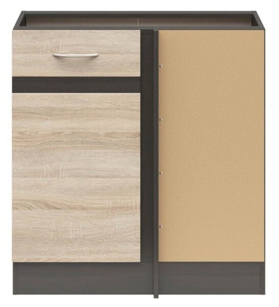 Junona Line rohová skříňka BBL DNW/100/82 P, wenge/dub sonoma