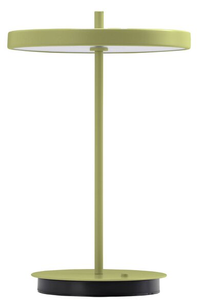 UMAGE LED dobíjecí stolní lampa Asteria Move olivově zelená uni, 31cm, stmívatelný, Zelená, Obývací pokoj / jídelna, kov, Design