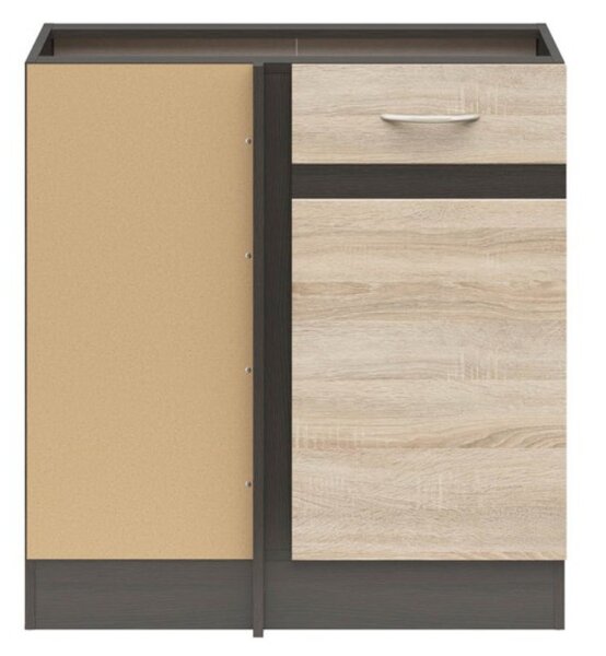 Junona Line skříňka BBL DNW/100/82 L, wenge/dub sonoma