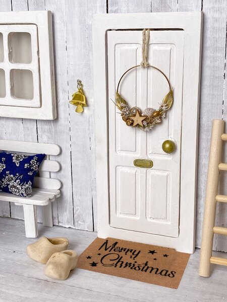 Hanse Home, Rohožka Merry Christmas 105697 - na ven i na doma, 45x70, hnědá, chodba / předsíň