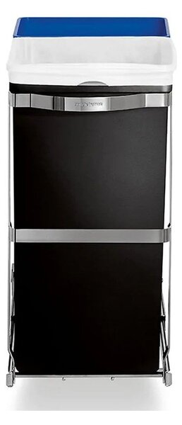Plastový odpadkový koš 35 l Dual - simplehuman