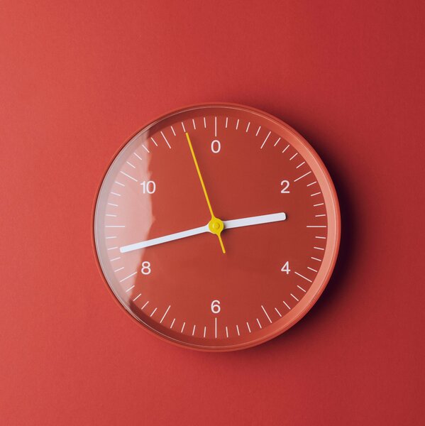 HAY Nástěnné hodiny Wall Clock, Grey