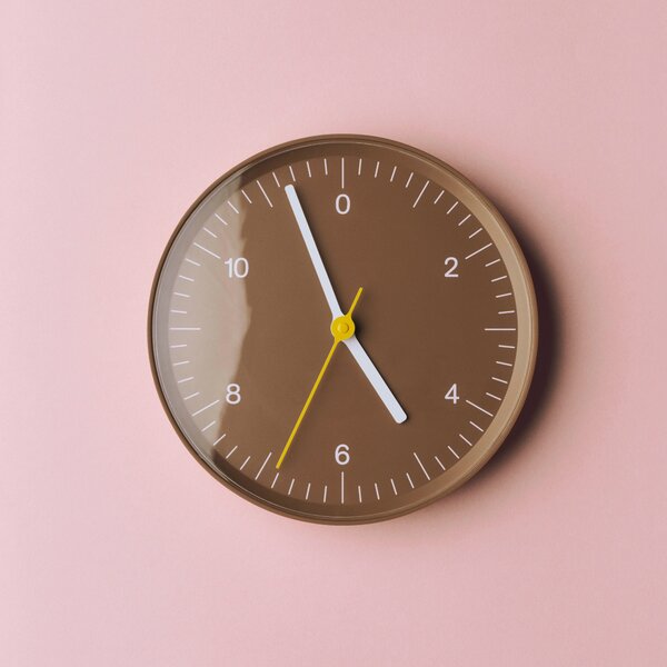 HAY Nástěnné hodiny Wall Clock, Grey
