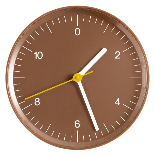 HAY Nástěnné hodiny Wall Clock, Brown