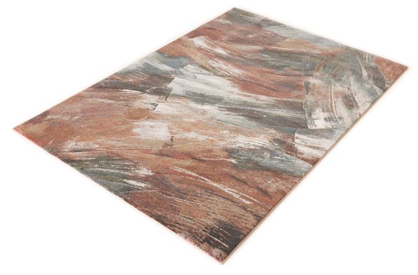 Moderní kusový koberec Ragolle Argentum 63465 7270 Abstraktní hnědý vícebarevný Rozměr: 80x150 cm