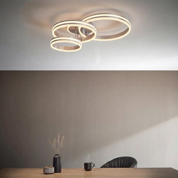 STROPNÍ LED SVÍTIDLO, 80/60/20 cm Novel - Stropní svítidla
