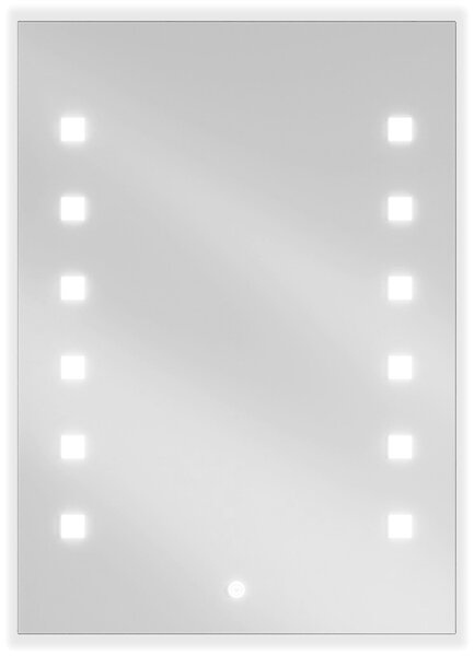 Mexen Ner, LED koupelnové zrcadlo s podsvícením 50x70 cm, 6000K, ochrana proti zamlžování, 9809-050-070-611-00