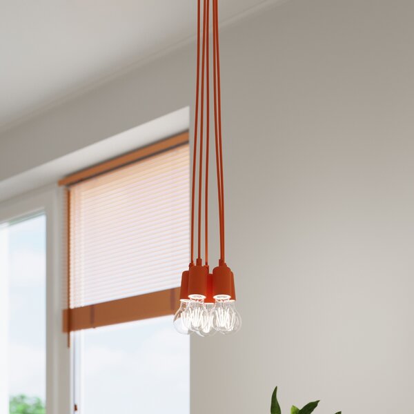 Sollux Lighting Závěsné svítidlo DIEGO 1 oranžové