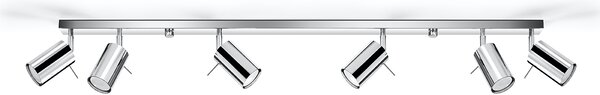 Sollux Lighting Stropní svítidlo RING 6L chrom