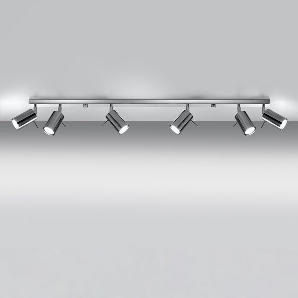 Sollux Lighting Stropní svítidlo RING 6L chrom