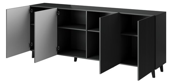 Designová komoda s dvířky HAER 2 - antracitová