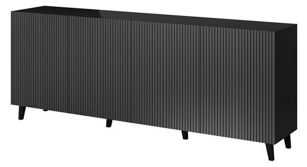 Designová komoda s dvířky HAER 2 - antracitová