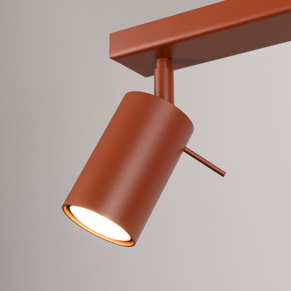 Sollux Lighting Stropní svítidlo RING 2 červená ochra