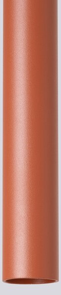 Závěsné svítidlo Pastelo, 2x oranžové kovové stínítko