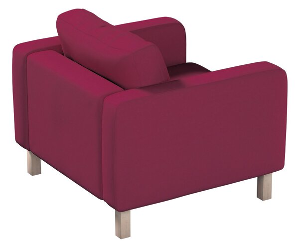 Potah na křeslo IKEA Karlstad, krátký barva švestková