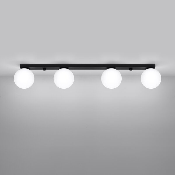 Sollux Lighting Stropní svítidlo YOLI 4 černé