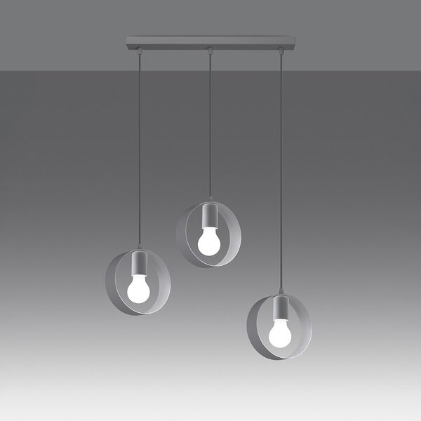 Sollux Lighting Závěsné svítidlo TITRAN 3 bílé