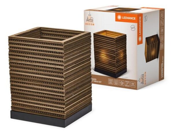 LEDVANCE stolní svítidlo Decor Cardboard Square E27 220-240 V
