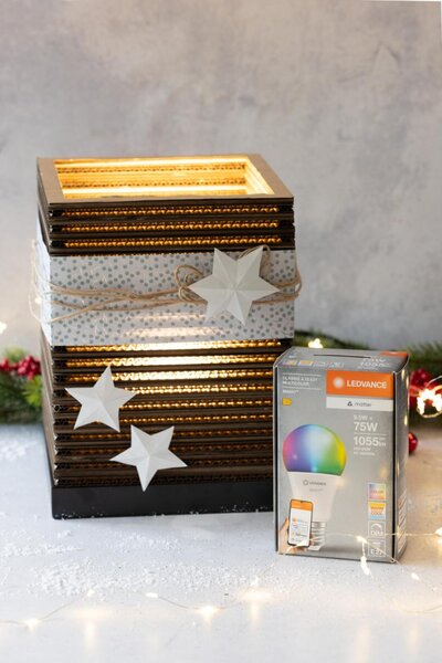 LEDVANCE stolní svítidlo Decor Cardboard Square E27 220-240 V
