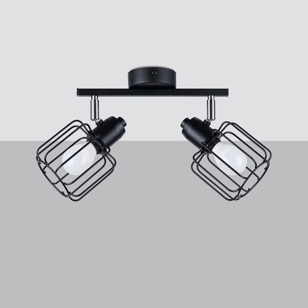 Sollux Lighting Stropní svítidlo BELUCI 2 černé