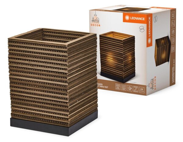 LEDVANCE stolní svítidlo Decor Cardboard Square E27 220-240 V