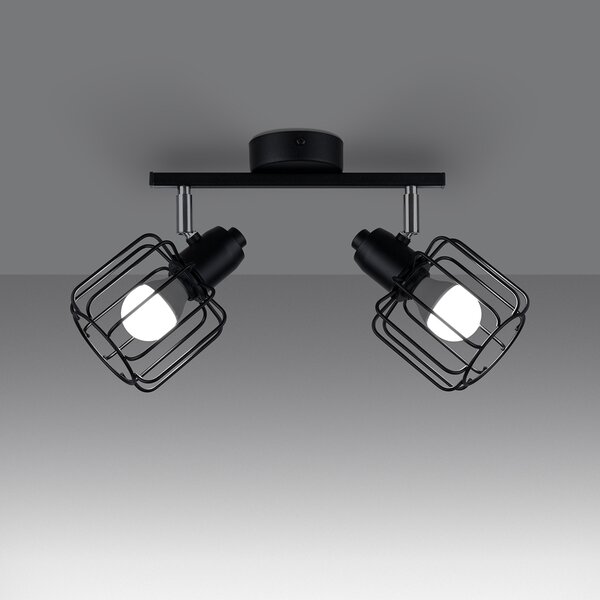 Sollux Lighting Stropní svítidlo BELUCI 2 černé