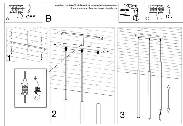 Sollux Lighting Závěsné svítidlo PASTELO 3 olivově zelené