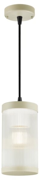 Nordlux - Venkovní lustr na lanku COUPAR 1xE27/25W/230V IP33 krémová