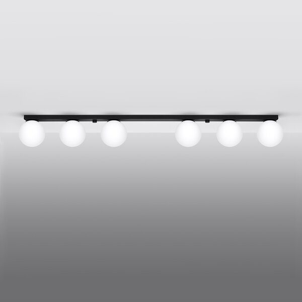Sollux Lighting Stropní svítidlo YOLI 6 černé