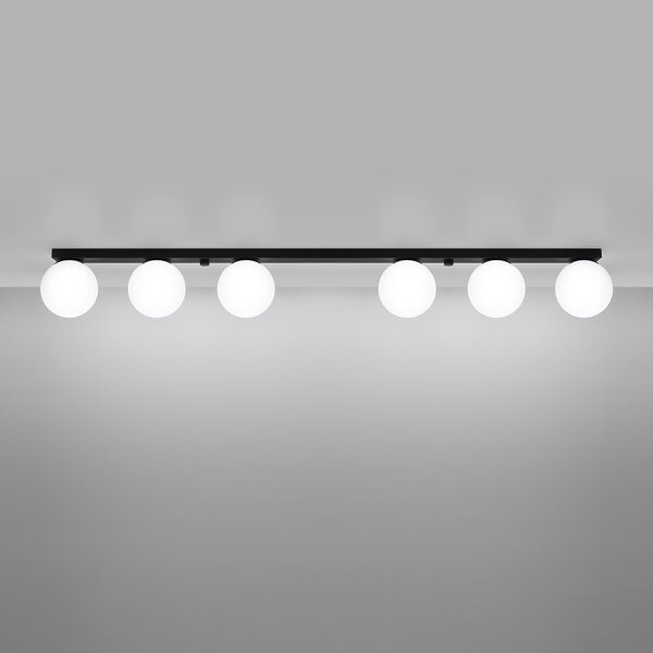 Sollux Lighting Stropní svítidlo YOLI 6 černé