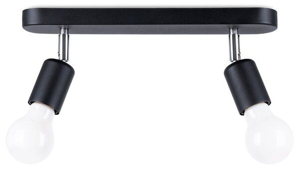 Sollux Lighting Stropní svítidlo FORNES 2 černé