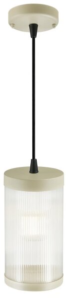 Nordlux - Venkovní lustr na lanku COUPAR 1xE27/25W/230V IP33 krémová