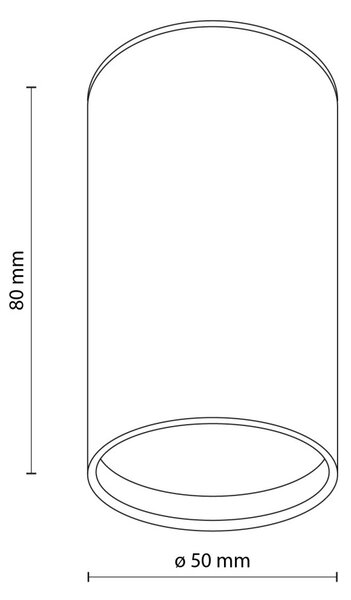 Stropní svítidlo TK 5736 TOP zlatá