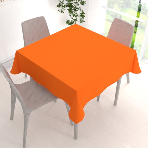Biante Dekorační čtvercový ubrus Rongo RG-035 Oranžový 50x50 cm