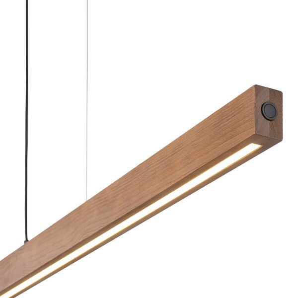 Stropní LED svítidlo TK TEO 1449 tmavé dřevo