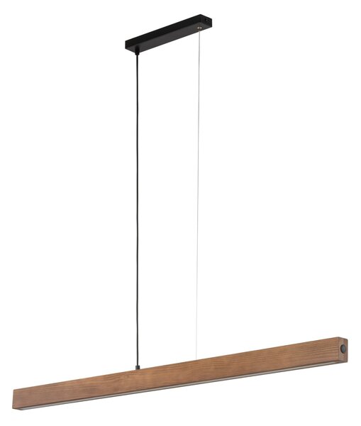 Stropní LED svítidlo TK TEO 1449 tmavé dřevo