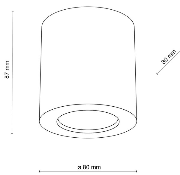 Stropní svítidlo TK 10121 EVE GU10