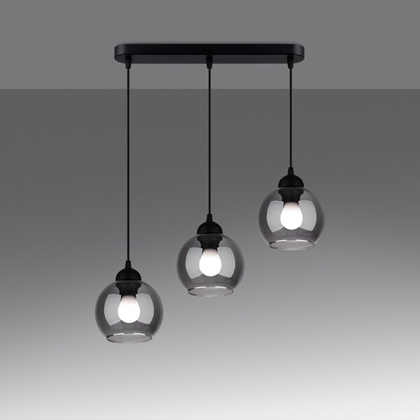 Sollux Lighting Závěsné svítidlo ALINO 3 černé