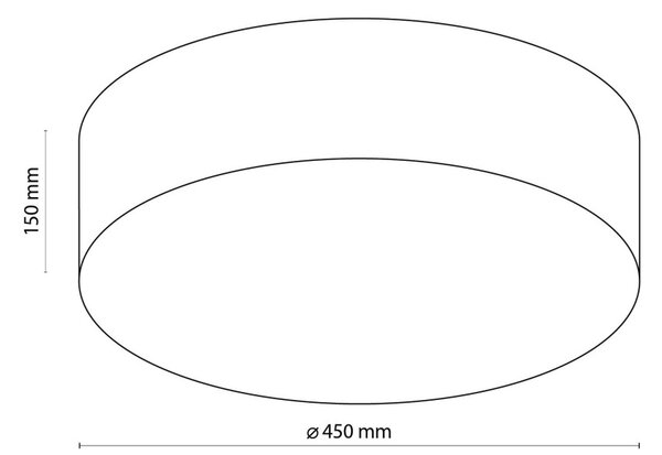 Stropní svítidlo TK 1086 RONDO bílá