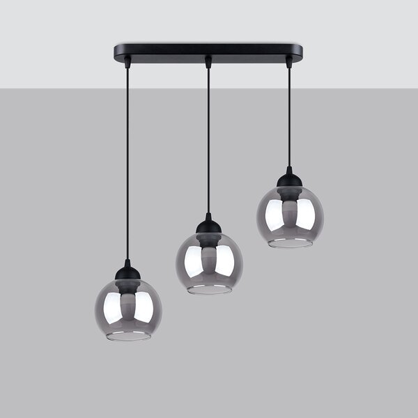 Sollux Lighting Závěsné svítidlo ALINO 3 černé