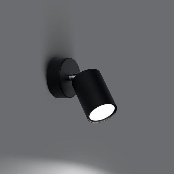 Sollux Lighting Nástěnné svítidlo LEMMI 1 černé