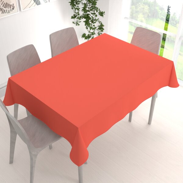Biante Dekorační obdélníkový ubrus Rongo RG-037 Korálový 50x100 cm